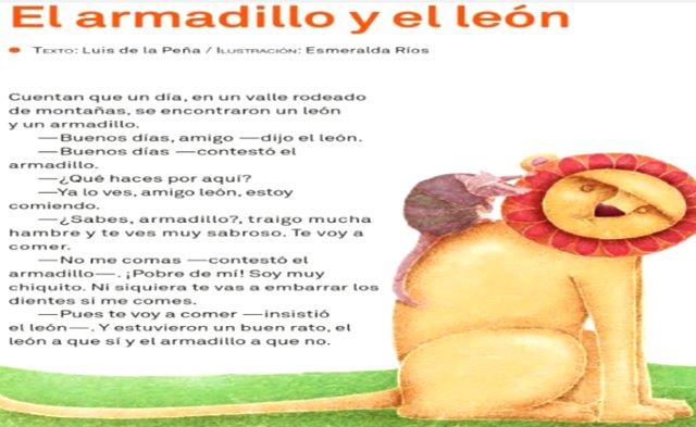 El armadillo y el leon