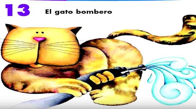 El gato bombero