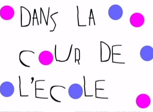 Dans La Cour De L'Ecole