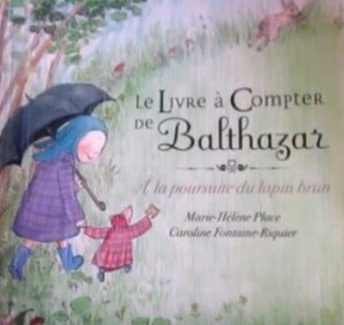 Le livre a compter de Balthazar, a la poursuite de lapin brun